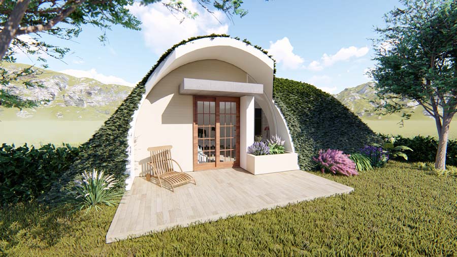 prefab hobbit house