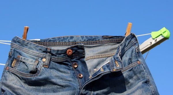 drying jeans