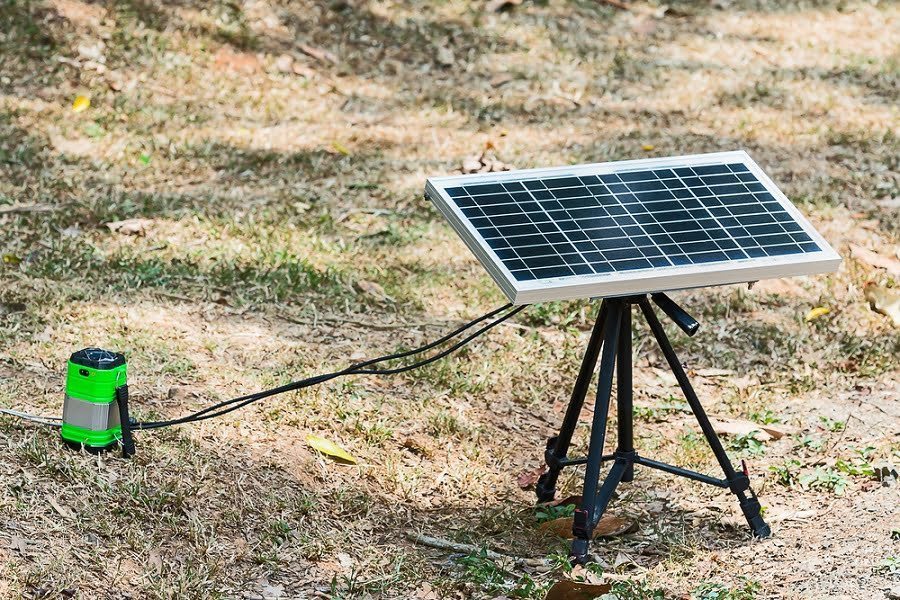 12V portable solar panel