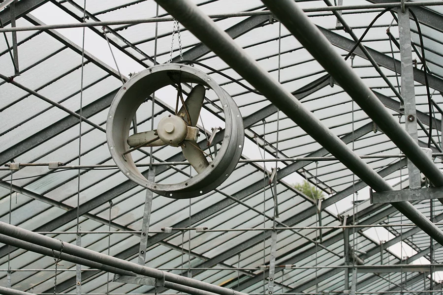 Solar Powered Greenhouse Fan