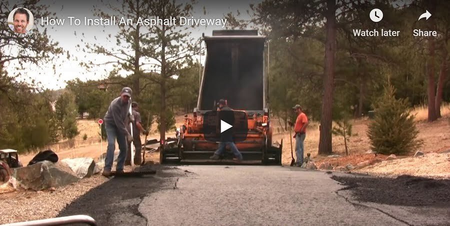 DIY Asphalt Driveway