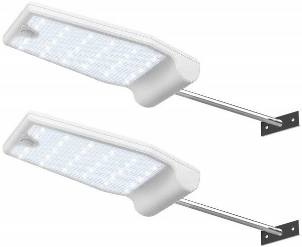 large solar gutter lights