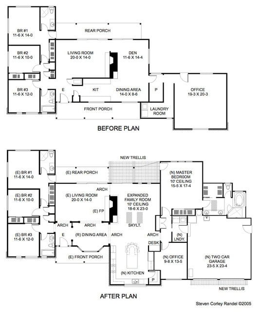Room addition floor plans