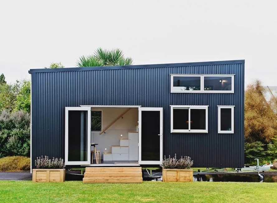 Semi-trailer tiny house