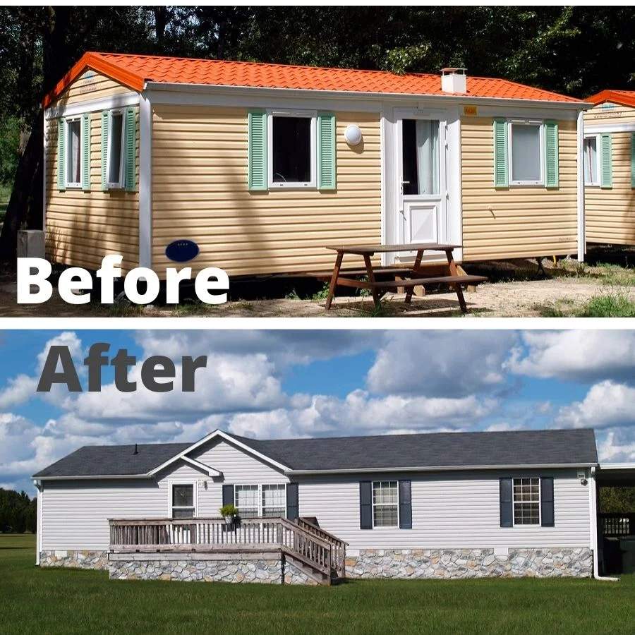 manufactured home like site built house