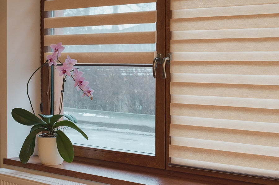 wooden blinds