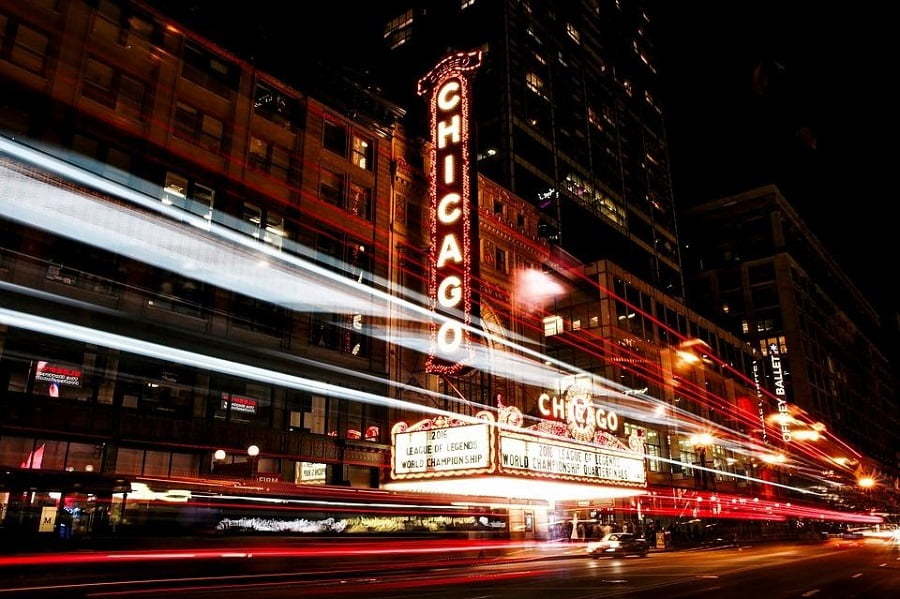 chicago street light