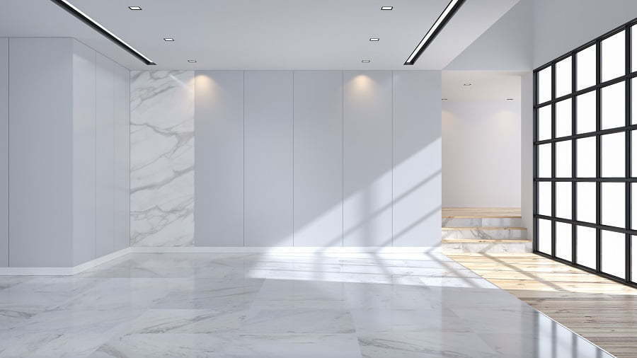 marble floor