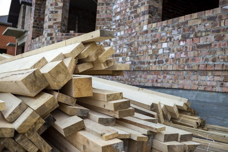 16 Places Where To Find Recycled Building Materials   Lumber Stack 768x512 