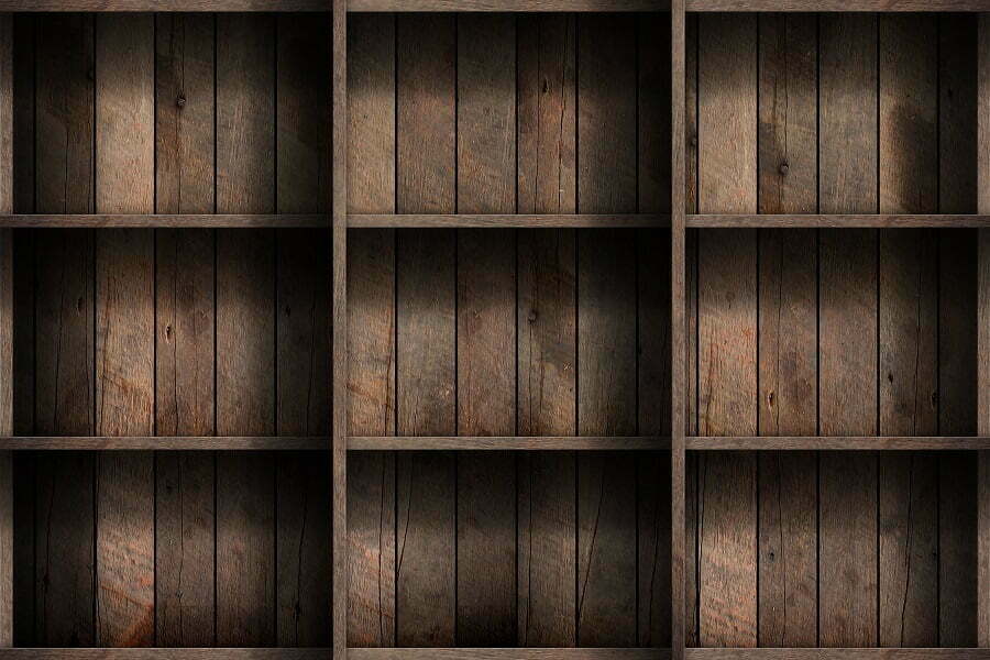 crate bookshelf