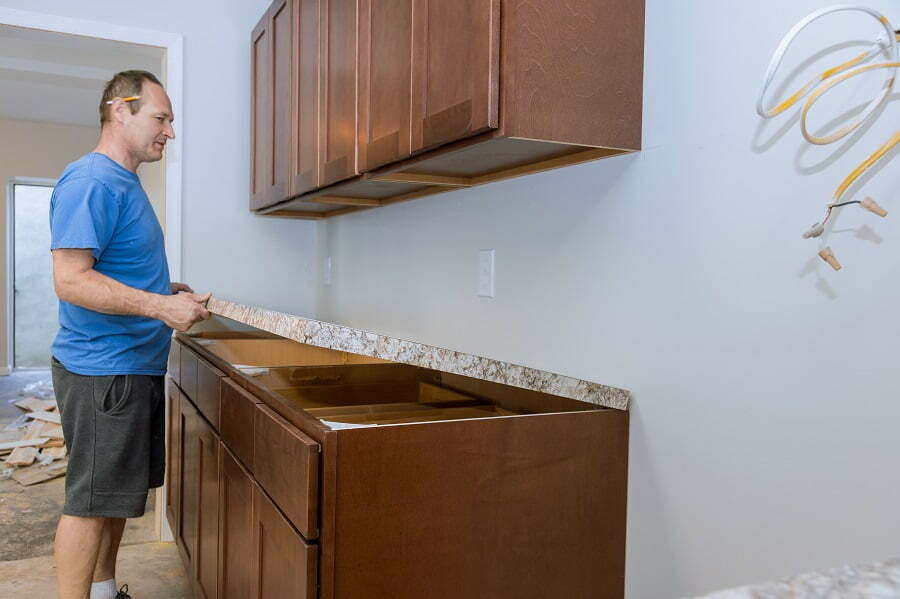 prefab countertop installation