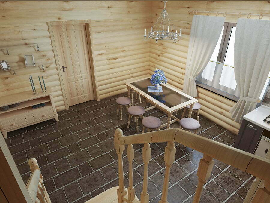 cabin kitchen