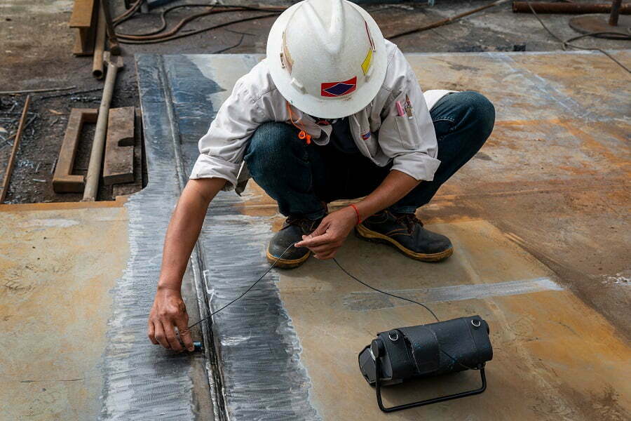 checking welding