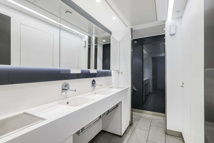 commercial bathroom