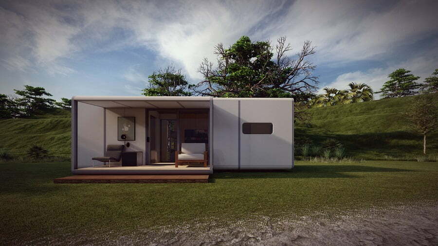 mobile prefab guest house