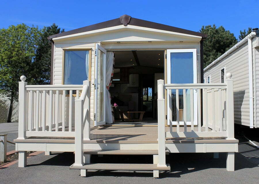 mobile home entrance steps