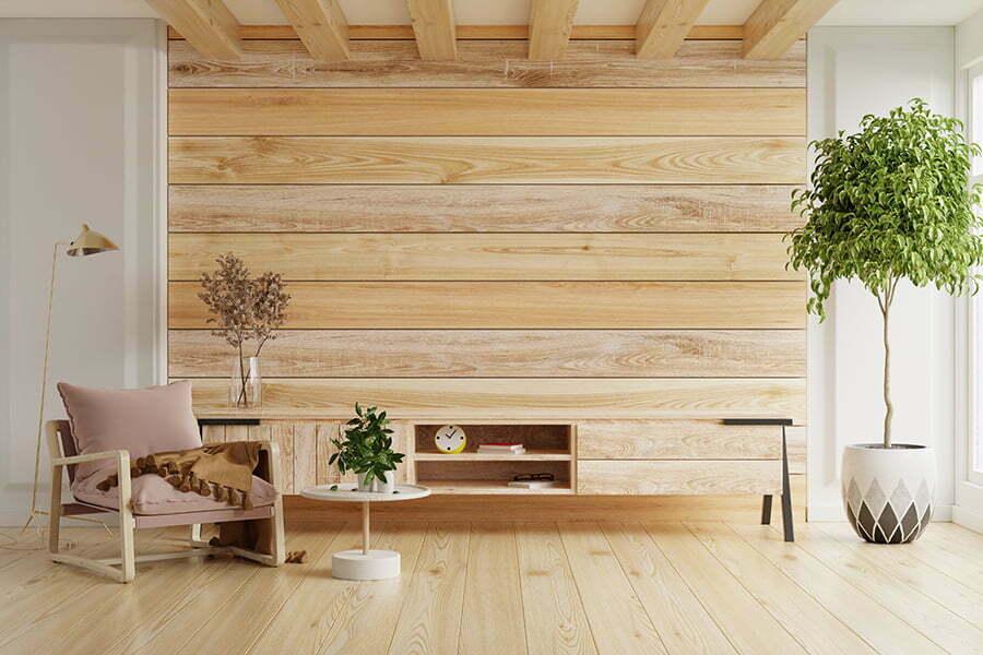 Mobile Home Accent Walls and Wood Paneling