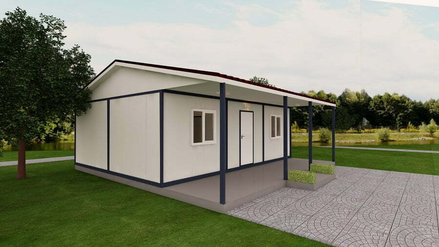 pesina steel prefab container home