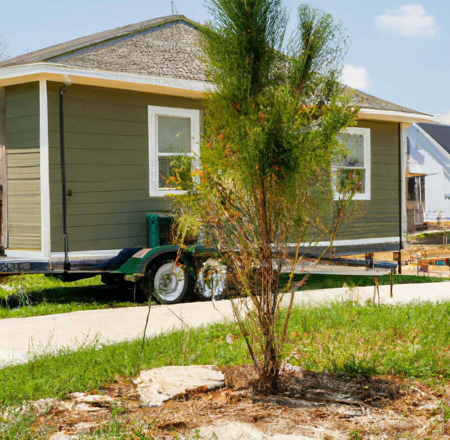 mobile home landscape challenges