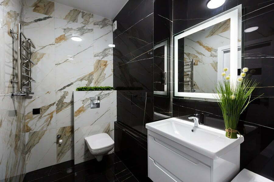 modern small home bathroom