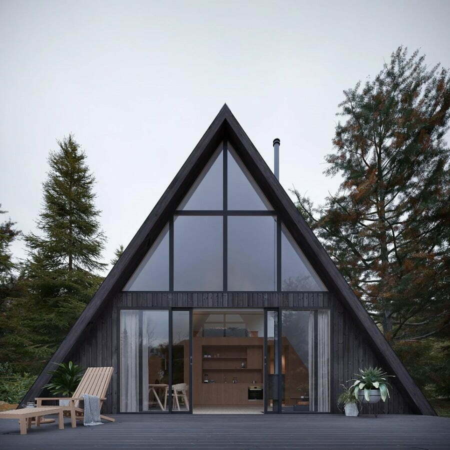 den a-frame house