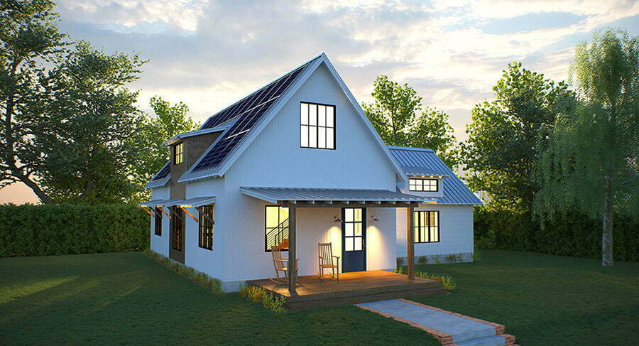 Deltec Homes | Solar Farmhouse