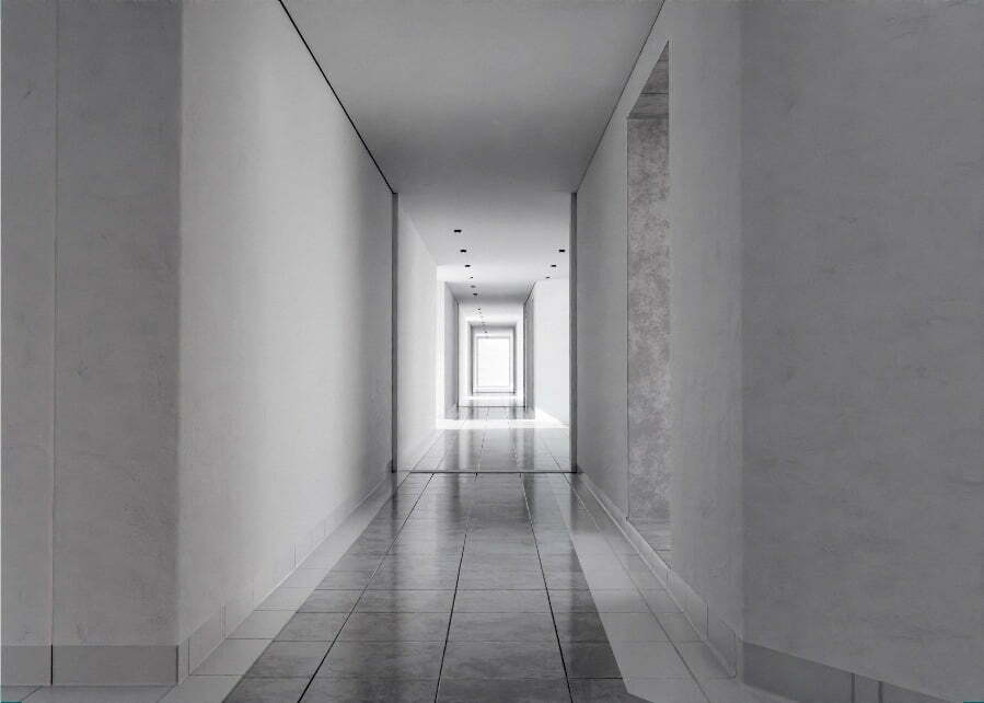 clean hallway