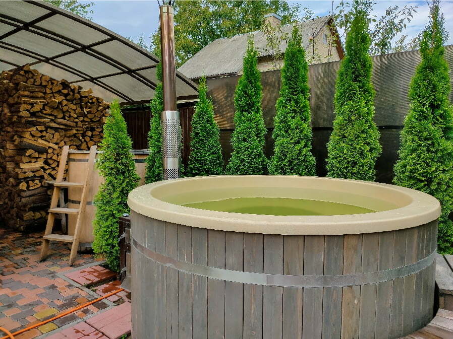 garden hot tub