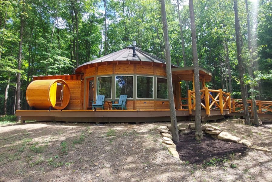 smiling woods yurt