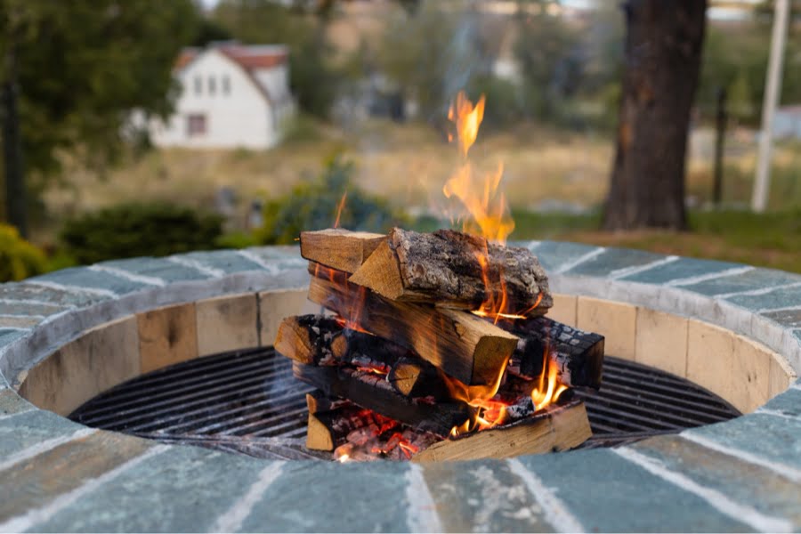 backyard fire pit