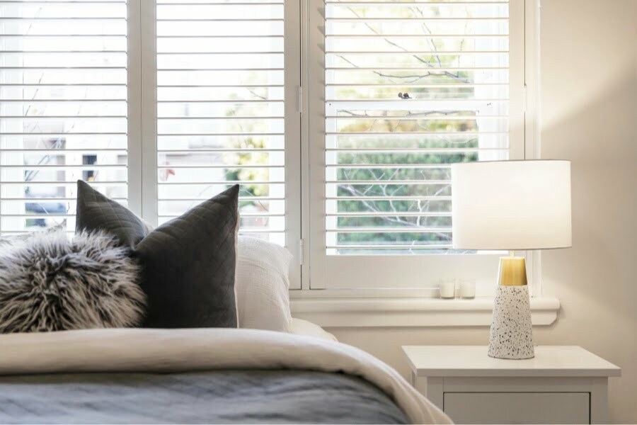 bedroom window shutters