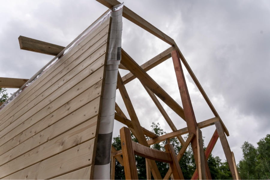 pole barn house construction