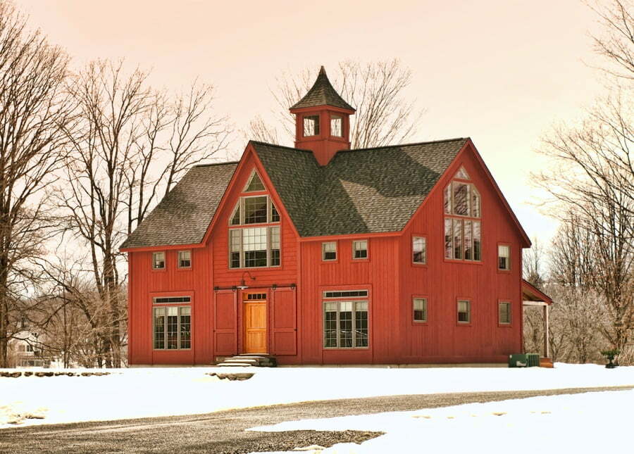 pole barn style home