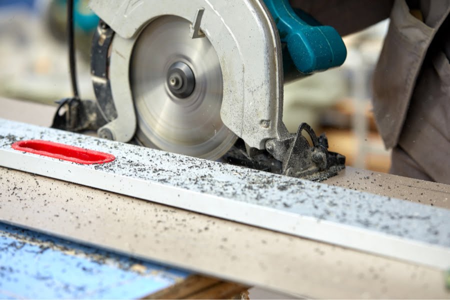 using circular saw