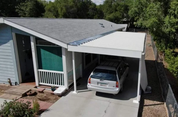 Steel Single Slope Carport Prefab Carport