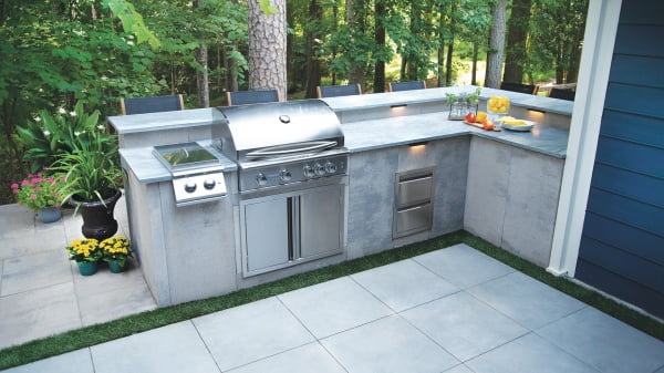 Belgard Outdoor Kitchens and Fireplaces Prefab Outdoor Kitchen