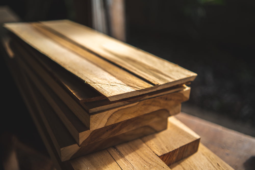 hardwood planks
