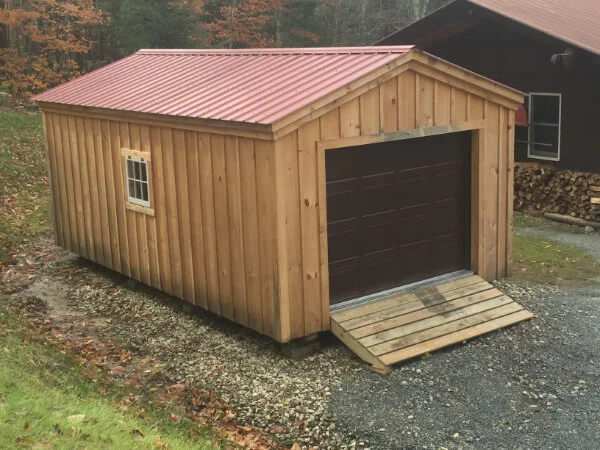 Wooden Barn Garage Pre-Cut Kit Prefab Garage Kit