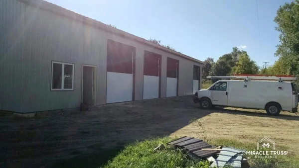Miracle Truss Easy Assemble DIY Metal Garage or Shop prefab metal garage