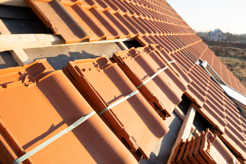 roofing tile installation