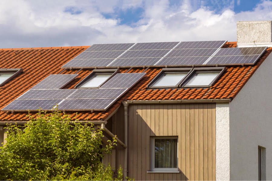 solar panels eco home
