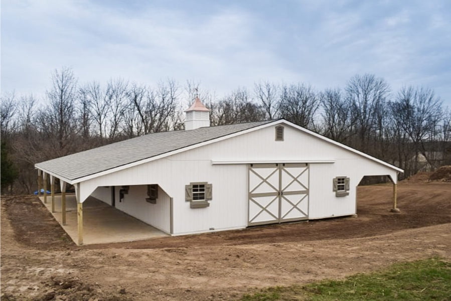 premier structures horse barns