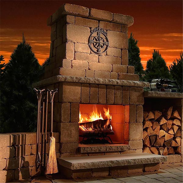 Mantels Direct Outdoor Fireplace Kits Prefab Outdoor Fireplaces
