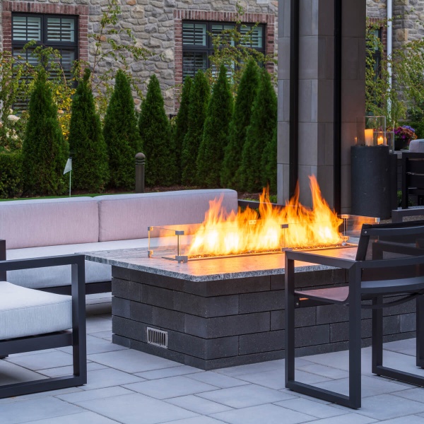 Unilock Outdoor Fireplaces Prefab Outdoor Fireplaces