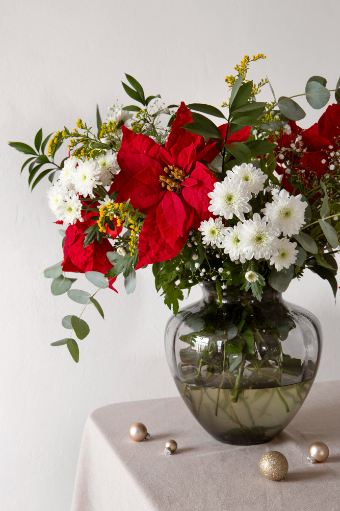 Decorate with Christmas Bouquets