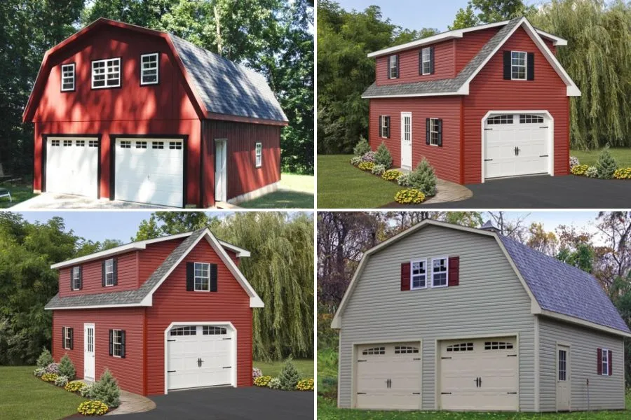 prefab garages with lofts