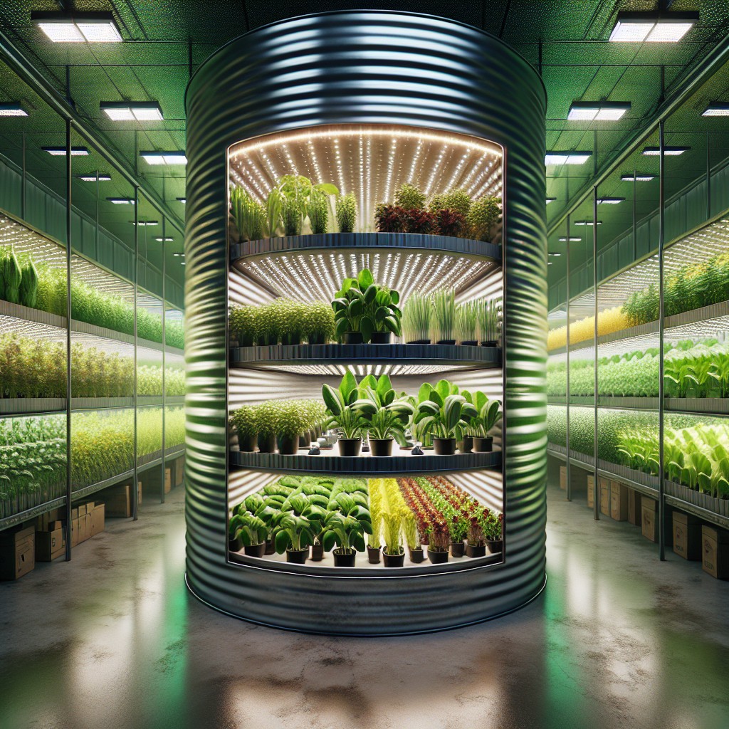 how to incorporate hydroponics in a grain bin greenhouse