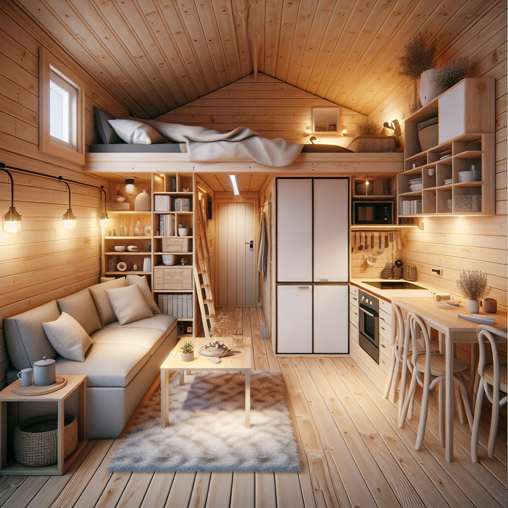 space saving furniture ideas for small cabin lofts