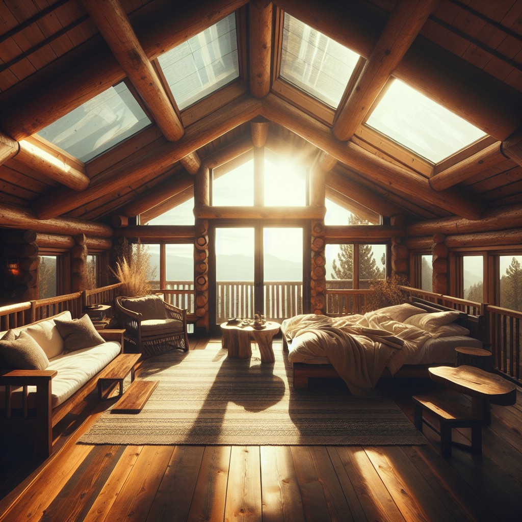 using sky lights to brighten your cabin loft