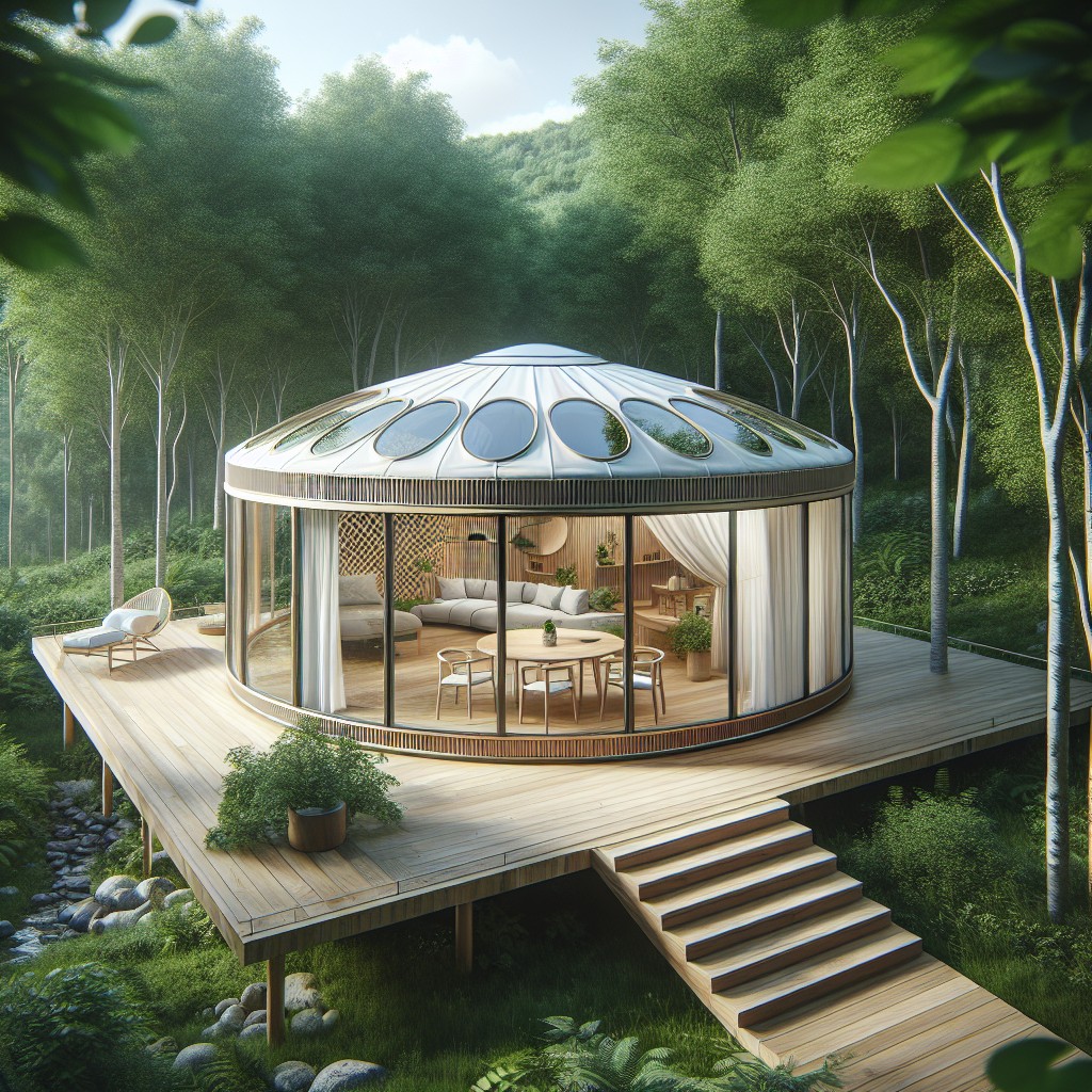 raised platform yurt designs